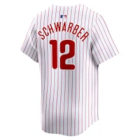 Men's Nike Kyle Schwarber White Philadelphia Phillies Home Limited Player Jersey