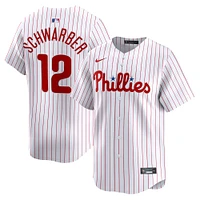 Men's Nike Kyle Schwarber White Philadelphia Phillies Home Limited Player Jersey