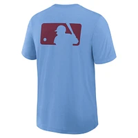 Men's Nike Light Blue Philadelphia Phillies Authentic Collection Early Work Tri-Blend Performance T-Shirt