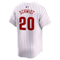 Maillot de joueur Nike Mike Schmidt pour hommes, blanc, Philadelphia Phillies Home Limited Player