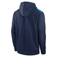 Men's Nike  Navy Philadelphia Phillies Authentic Collection City Connect Therma Pullover Hoodie