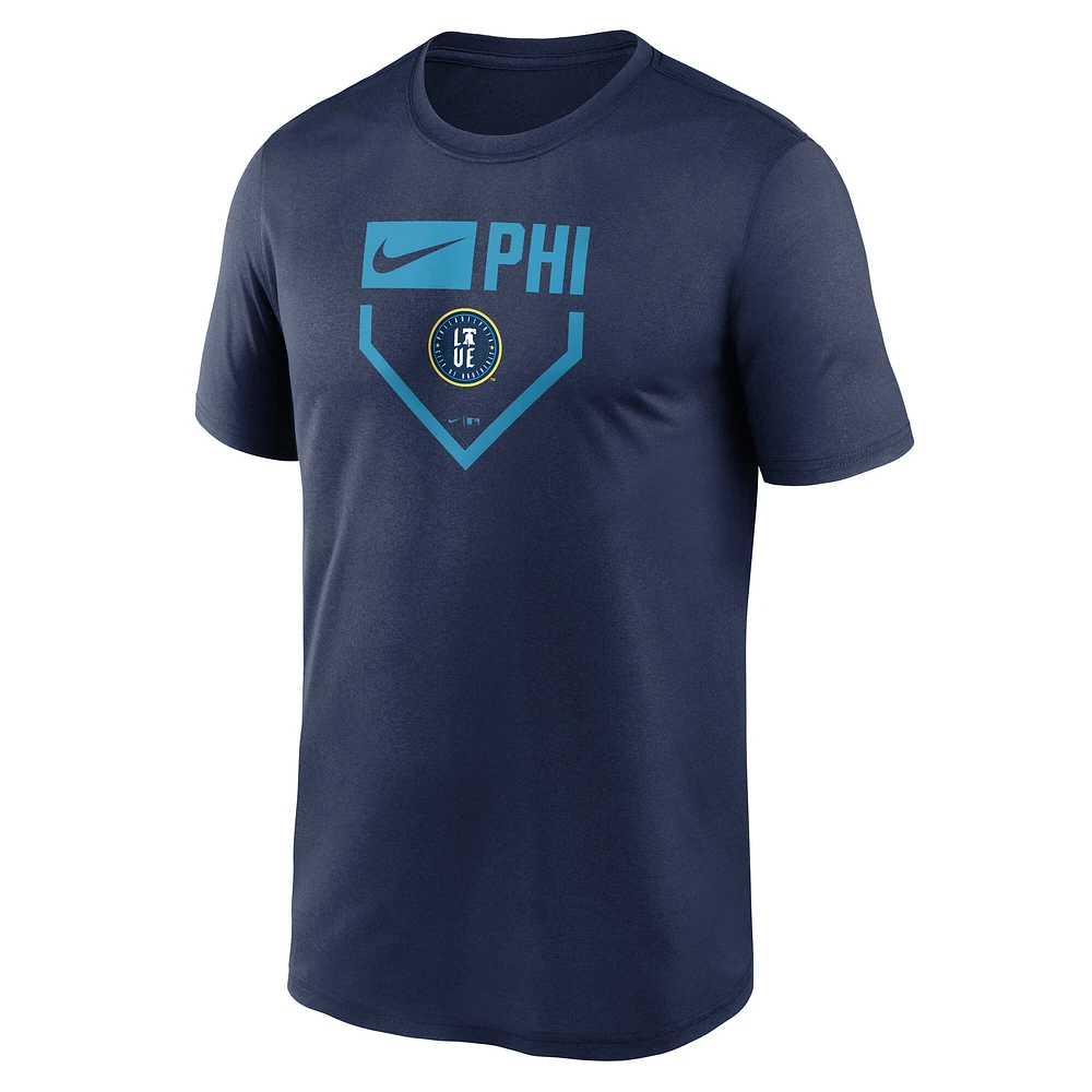 Men's Nike Navy Philadelphia Phillies City Connect Icon Legend Performance T-Shirt