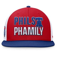 Casquette Snapback Nike Philadelphia Phillies Pro Trucker pour homme rouge