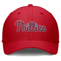 Casquette Nike Performance Flex rouge des Philadelphia Phillies pour homme