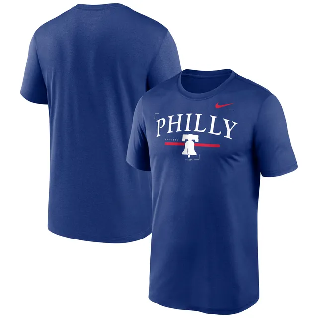 Philadelphia Phillies Men Blue T-Shirt