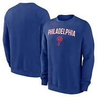 Sweat-shirt Nike Royal Philadelphia Phillies pour homme