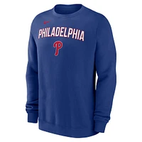 Sweat-shirt Nike Royal Philadelphia Phillies pour homme