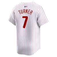 Men's Nike Trea Turner White Philadelphia Phillies Home Limited Player Jersey