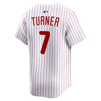 Men's Nike Trea Turner White Philadelphia Phillies Home Limited Player Jersey