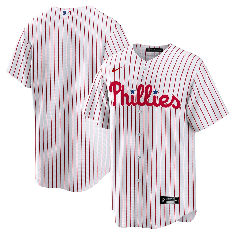 Men's Nike White Philadelphia Phillies Home Blank Replica Jersey