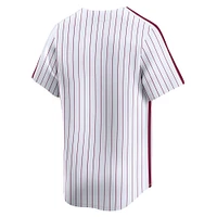 Maillot Nike blanc pour homme Philadelphia Phillies Throwback Cooperstown Collection Limited