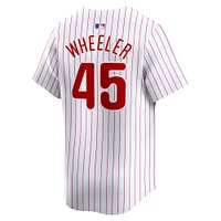 Maillot de joueur Nike Zack Wheeler pour hommes, blanc, Philadelphia Phillies Home Limited Player