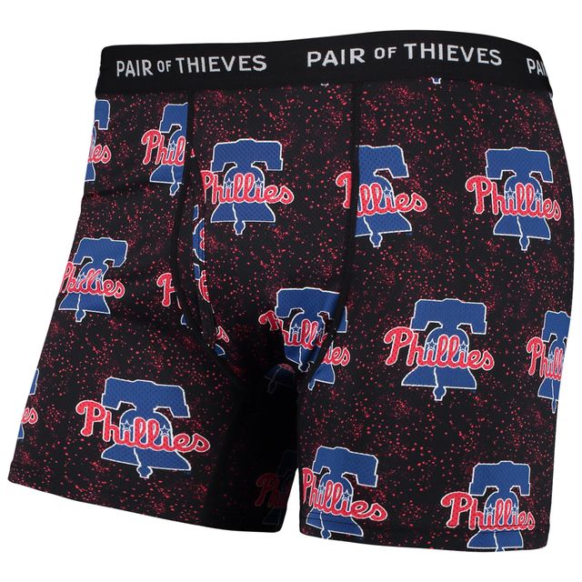 Buy Pair of Thieves Super Fit Men's Boxer Briefs 3 Pack, Black, Small at