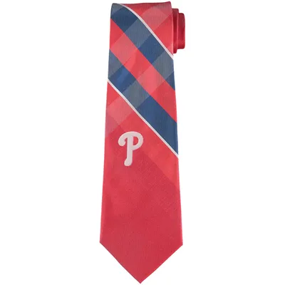 Philadelphia Phillies Woven Poly Grid Tie