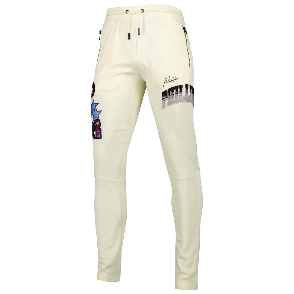 Men's Pro Standard Cream Philadelphia Phillies Hometown Track Pants