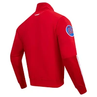 Men's Pro Standard Red Philadelphia Phillies Fast Lane Full-Zip Track Jacket