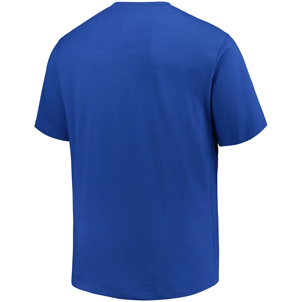 Profil pour hommes Royal Philadelphia Phillies Big & Tall Heart Soul T-shirt