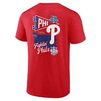 T-shirt Profile Royal Philadelphia Phillies Big & Tall Split Zone pour hommes