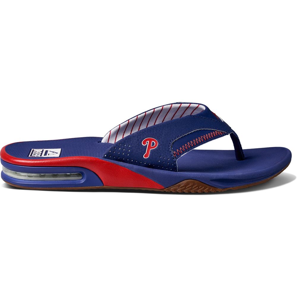 Men's REEF Philadelphia Phillies Fanning Bottle Opener Sandals