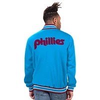 Men's Starter  Light Blue Philadelphia Phillies Varsity Full-Snap Jacket