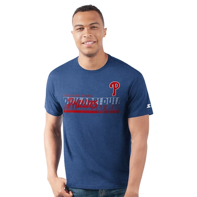 Men's Starter  Royal Philadelphia Phillies Prime Time Team T-Shirt