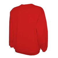 Sweat-shirt ras du cou léger rouge Stitches pour homme des Philadelphia Phillies