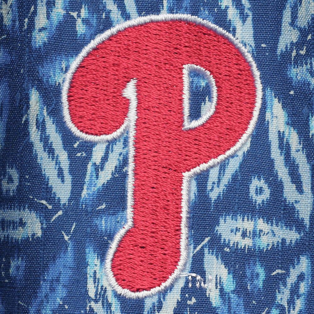 Men's Tommy Bahama Royal Philadelphia Phillies Barrie Batik Button-Up Shirt