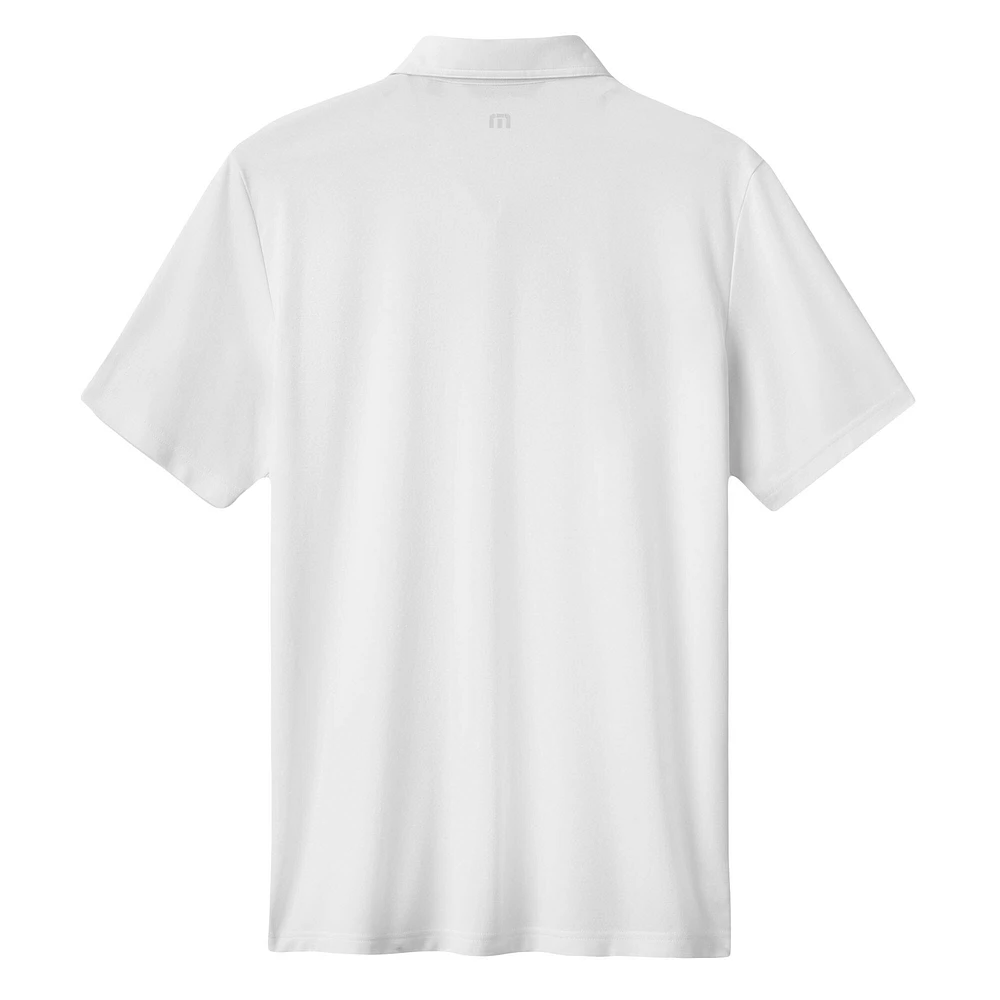 Men's TravisMathew White Philadelphia Phillies Top Recruit Tri-Blend Polo