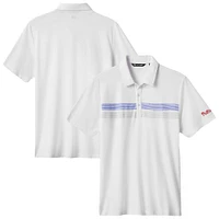 Men's TravisMathew White Philadelphia Phillies Top Recruit Tri-Blend Polo
