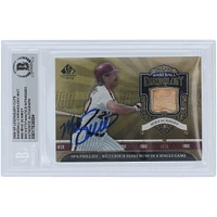 Mike Schmidt Philadelphia Phillies Autographié 2006 Upper Deck SP Authentique Légendaire Coupes Relique #BC-MS Beckett Fanatics Témoin Carte Authentifiée