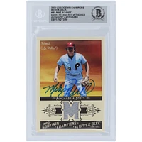 Mike Schmidt Philadelphia Phillies Autographié 2009 Upper Deck Goodwin Champions Relic #GCM-MS Beckett Fanatics Witnessed Authenticated Card