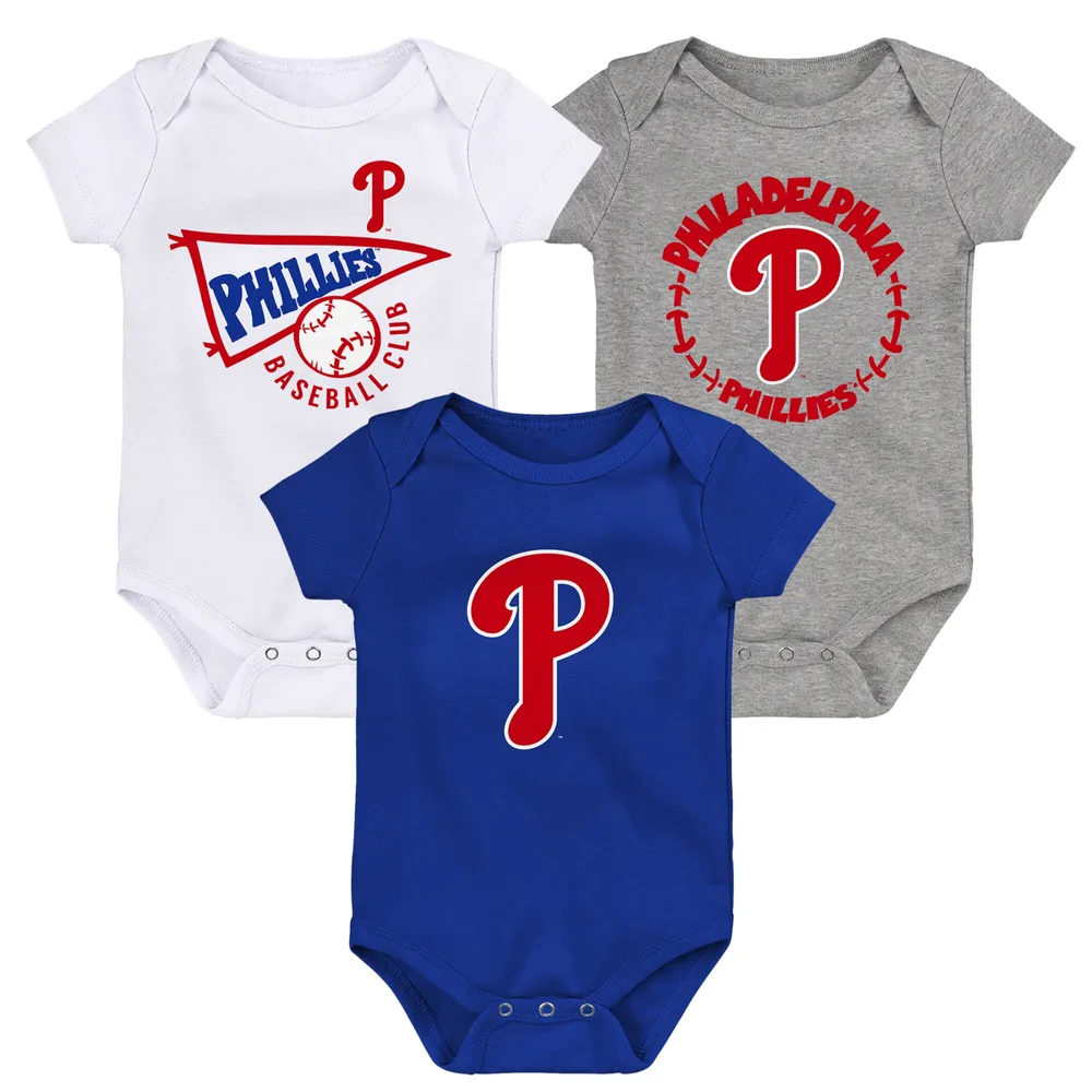 Outerstuff Infant Red/Royal/Gray Philadelphia Phillies Born To Win