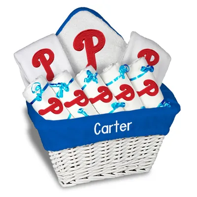 Philadelphia Phillies Newborn & Infant Personalized Gift Basket