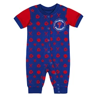 Newborn  Blue Philadelphia Phillies Hard 90 Coveralls