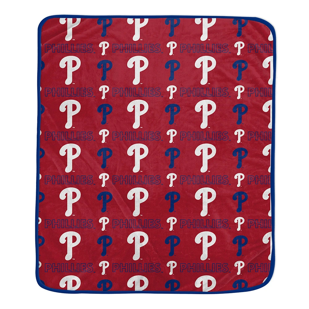 Ensemble de couvertures deux pièces Pegasus Philadelphia Phillies 60" x 70" Home & Away