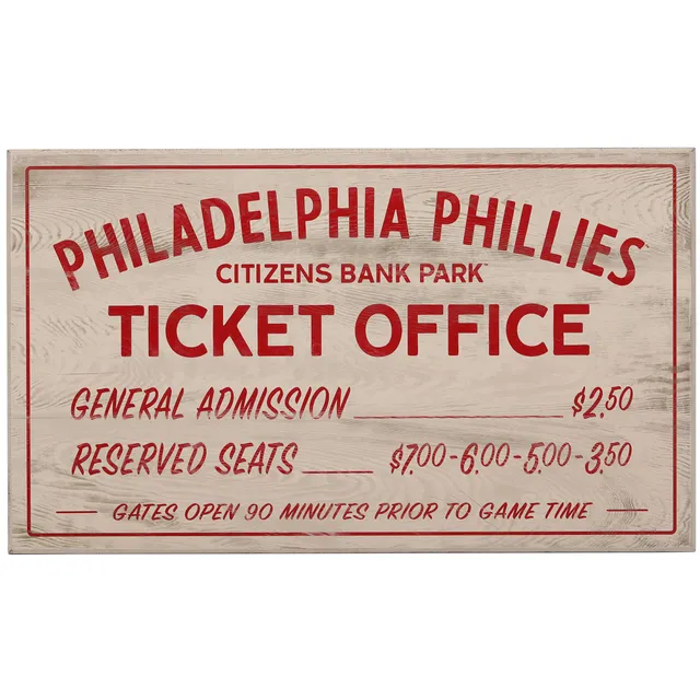 Philadelphia Phillies USA Flag Cutout Sign