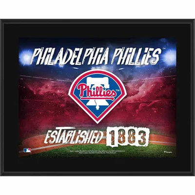 Philadelphia Phillies Fanatics Authentic 10.5" x 13" Sublimated Horizontal Team Logo Plaque