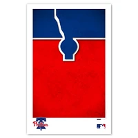 Philadelphia Phillies 11" x 17" Minimalist Logo Poster Print