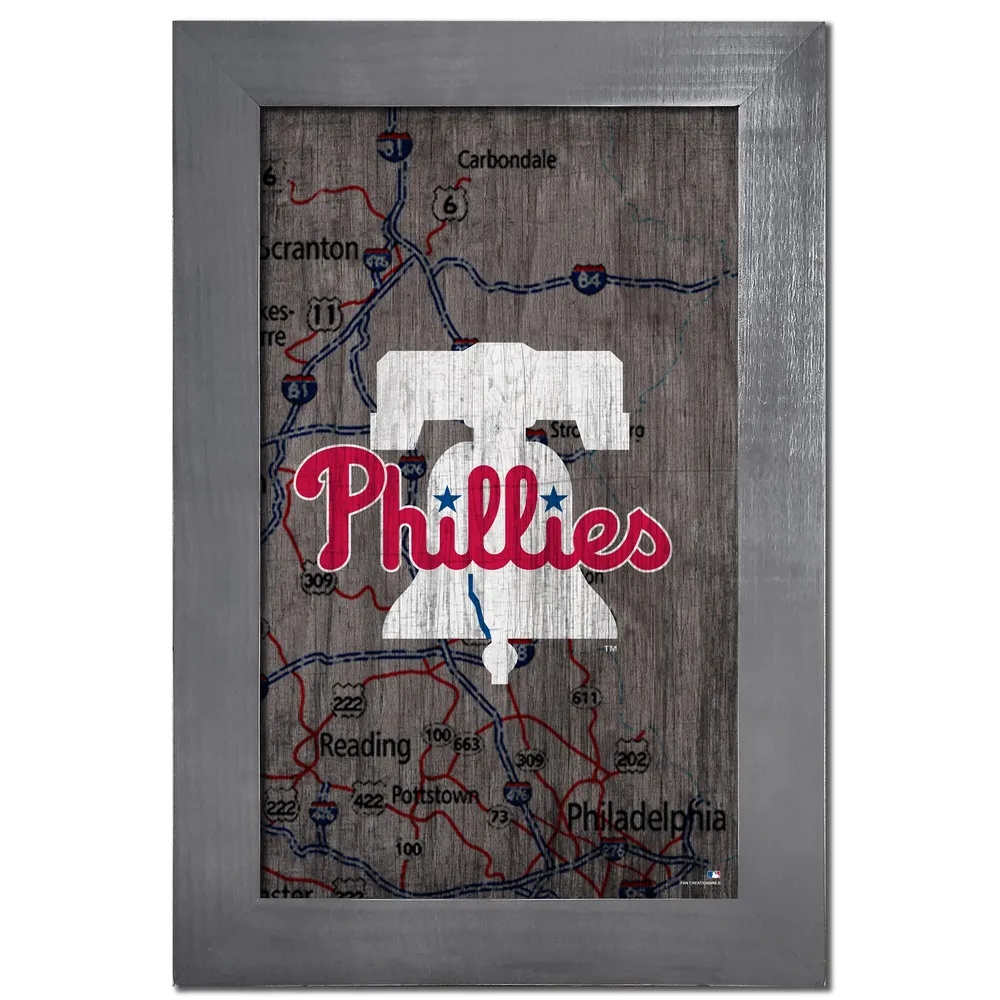 Philadelphia Phillies Youth Distressed Logo T-Shirt - Royal Blue