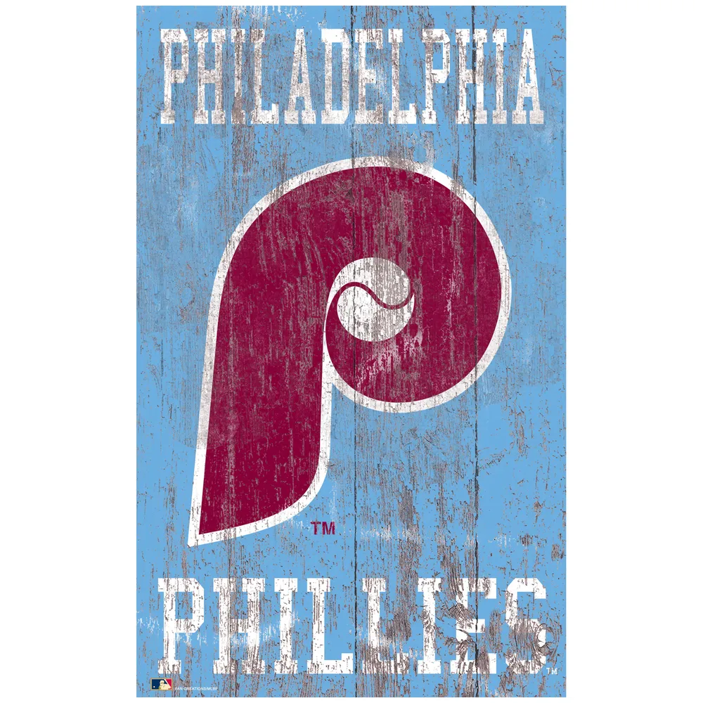 Lids Philadelphia Phillies 11'' x 19'' Heritage Distressed Logo Sign