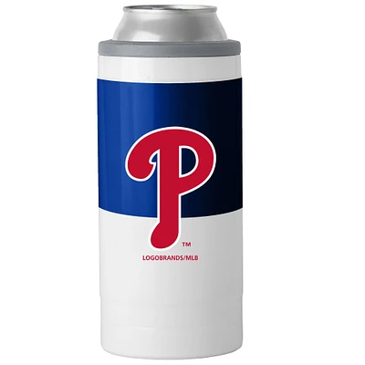Glacière fine à couleurs contrastées de 12 oz des Philadelphia Phillies