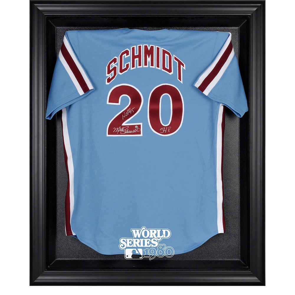 Philadelphia Phillies 1980 World Series Black Framed Logo Jersey Display Case