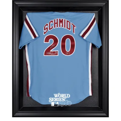 Philadelphia Phillies Fanatics Authentic 2008 World Series Champions  Mahogany Framed Logo Jersey Display Case