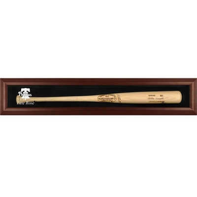 Philadelphia Phillies Logo Brown Framed Single Bat Display Case