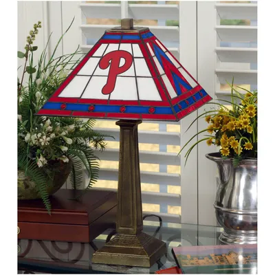 Philadelphia Phillies 23" Mission Tiffany Table Lamp