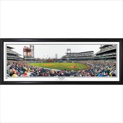 Philadelphia Phillies 39'' x 13.5'' First Pitch Standard Framed Panorama