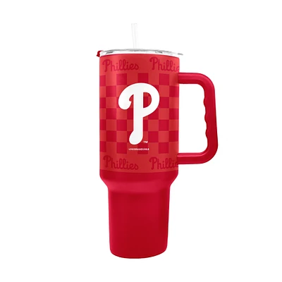 Gobelet en acier inoxydable à carreaux de 40 oz des Philadelphia Phillies