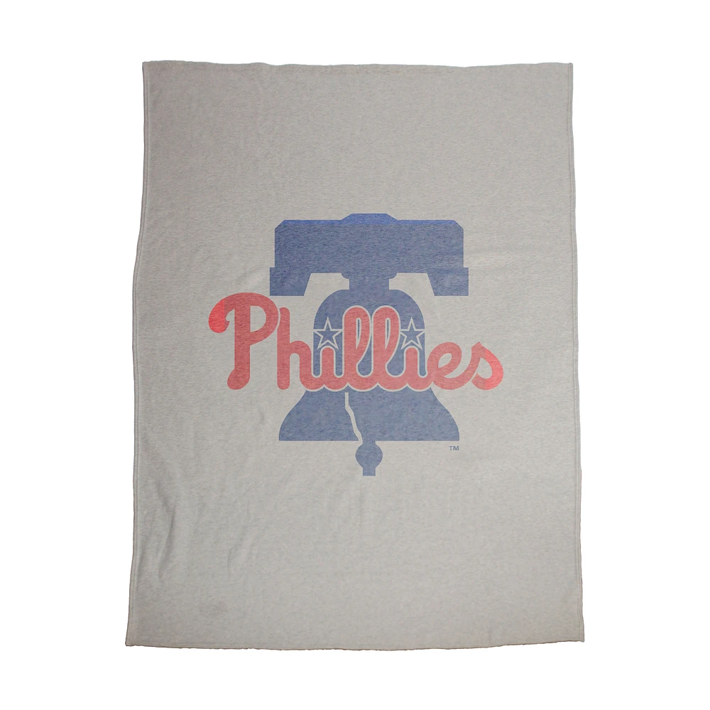 Couverture sweat-shirt des Phillies de Philadelphie 54" x 84"