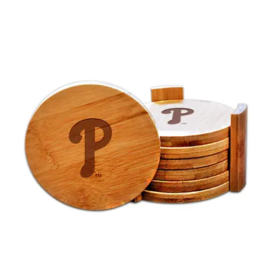 Philadelphia Phillies Bamboo Coaster Set