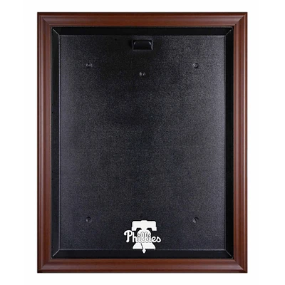 Philadelphia Phillies Brown Framed 2019 Logo Jersey Display Case